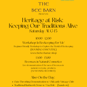 Heritage Week - Is Beekeeping for Me Workshop